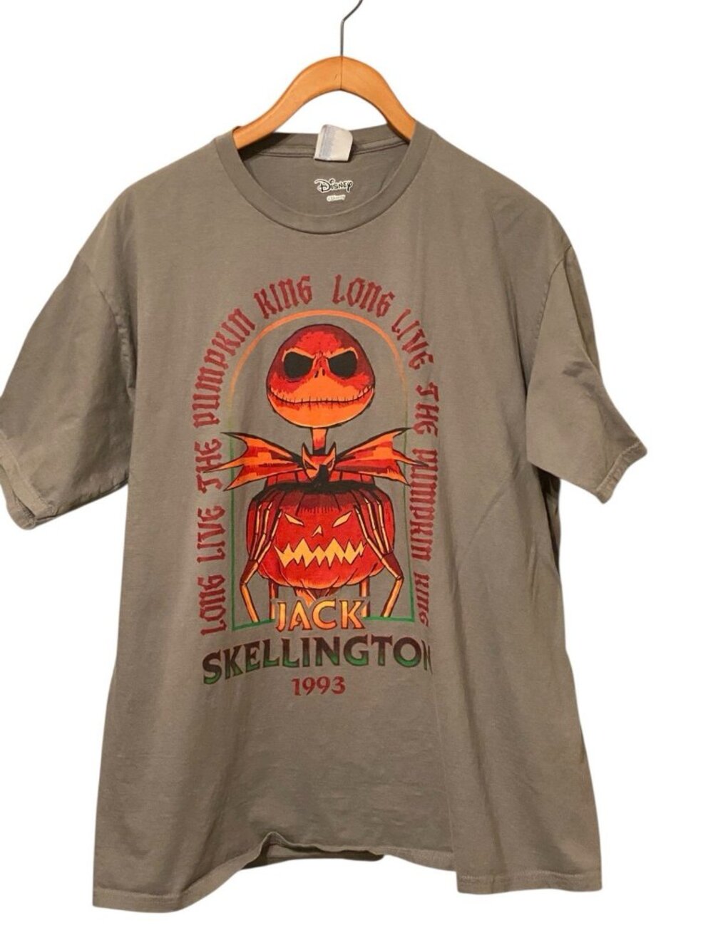 Disney Nightmare Before Christmas Jack Skellington T-Shirt Men's XL 1993